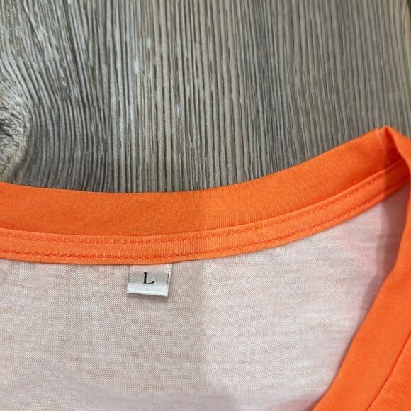 Orange Fall Vibes boutique shirt - Picture 3 of 5